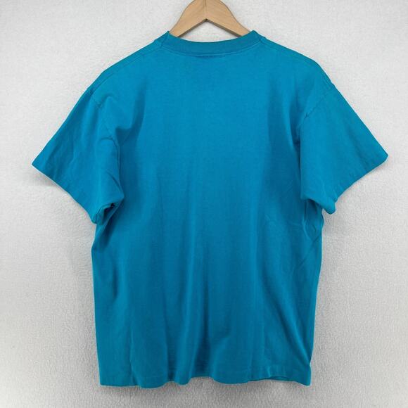 EYES ON CALIFORNIA Shirt Women One Size Fish Seahorse Single Stitch Vintage Blue - Picture 2 of 16